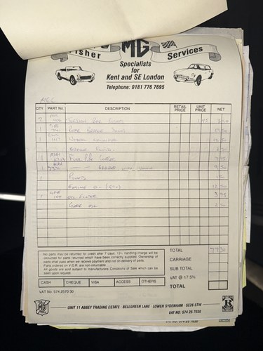 1968 MG MGC GT En venta (imagen 187 de 333)