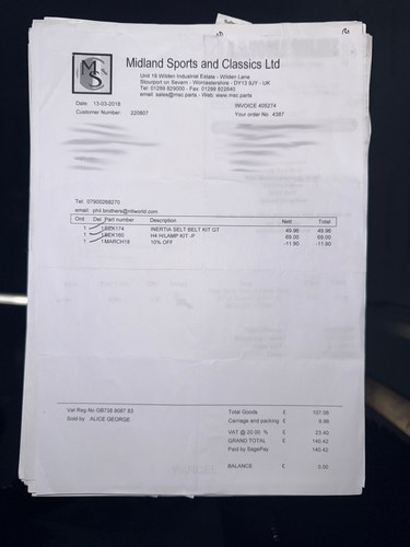 1968 MG MGC GT En venta (imagen 305 de 333)