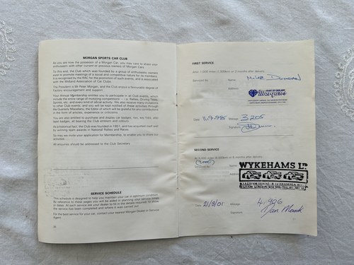 1998 Morgan Plus 4 Four Seater In vendita (immagine 200 di 209)