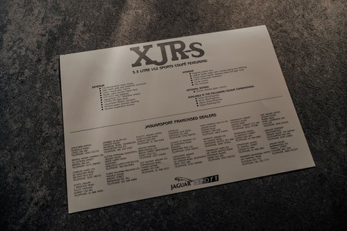 1989 Jaguar XJR-S 5.3 For Sale (picture 212 of 221)