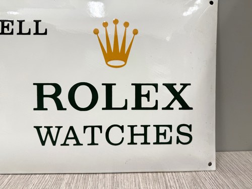 1980s Rolex Enamel Sign For Sale (picture 3 of 17)