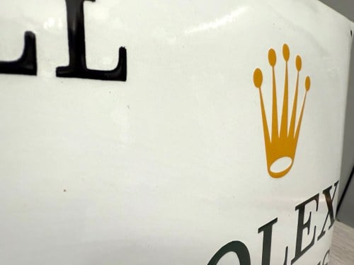 1980s Rolex Enamel Sign For Sale (picture 14 of 17)