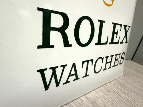 1980s Rolex Enamel Sign For Sale (picture 16 of 17)