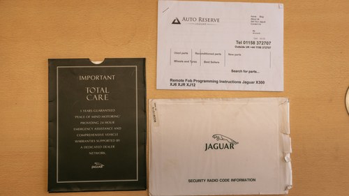 1995 Jaguar X300 XJR Manual En venta (imagen 155 de 173)