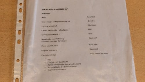 1995 Jaguar X300 XJR Manual En venta (imagen 170 de 173)