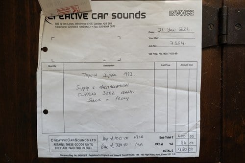 1993 Toyota Supra A80 3L Automatic For Sale (picture 109 of 111)