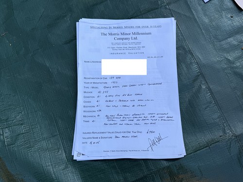 1953 Morris Minor 1000 à vendre (picture 91 of 94)