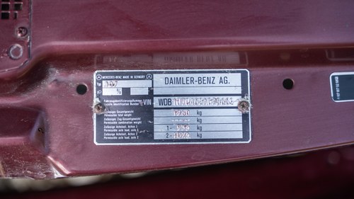 1985 Mercedes-Benz 500SL (R107) In vendita (immagine 158 di 205)