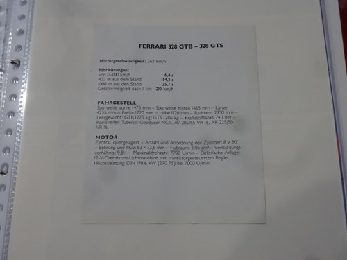 1988 Ferrari 328 GTS "Quattrovalvole" Targa 3,2L V8 In vendita (immagine 128 di 164)