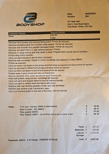 2002 BMW M3 à vendre (picture 235 of 235)