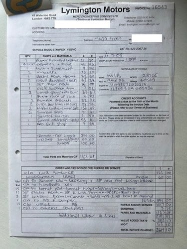 1983 Mercedes-Benz C123 280CE à vendre (picture 26 of 40)