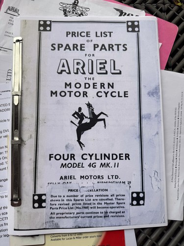 1947 Ariel Square 4 1000cc Model 4G Mk2 For Sale (picture 156 of 160)
