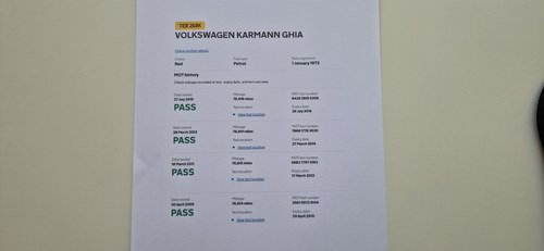 1971 Volkswagen Karmann Ghia Coupe For Sale (picture 174 of 178)