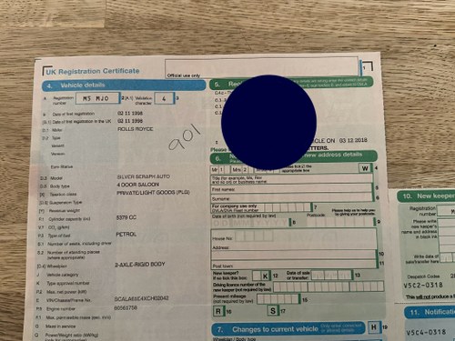 1998 Rolls-Royce Silver Seraph V12 ex Alan Sugar In vendita (immagine 113 di 125)