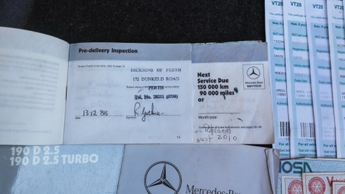 1988 Mercedes-Benz 190E (W201) In vendita (immagine 131 di 132)