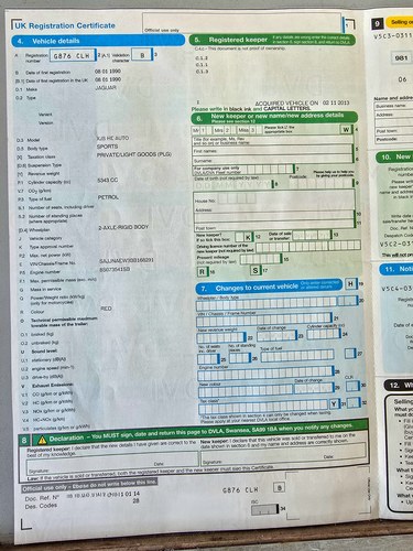 1990 Jaguar XJS V12 Coupe In vendita (immagine 214 di 249)