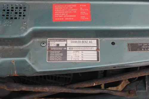 1986 Mercedes-Benz 500SL R107 In vendita (immagine 99 di 111)