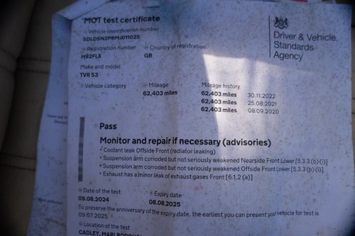 1990 TVR S3 à venda (imagem 138 de 148)