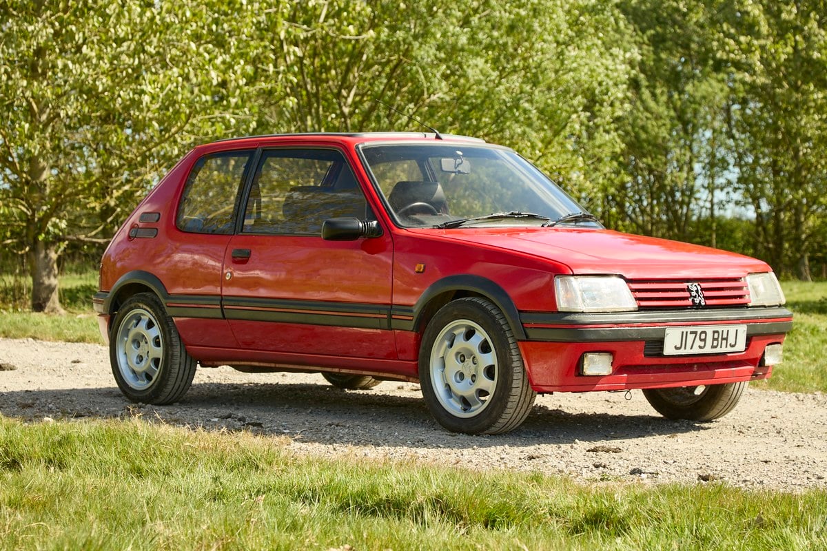 Prospekt / Broschüre Peugeot 205 GTI Stand 1986 Prospekt / Broschüre Peugeot 205 GTI Stand 1986