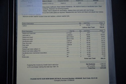 1969 Jaguar E-Type Series 2 FHC RHD In vendita (immagine 93 di 98)