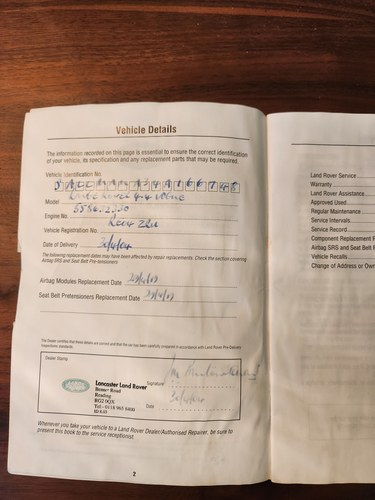 2004 Land Rover Range Rover Vogue 4.4L V8 In vendita (immagine 66 di 70)