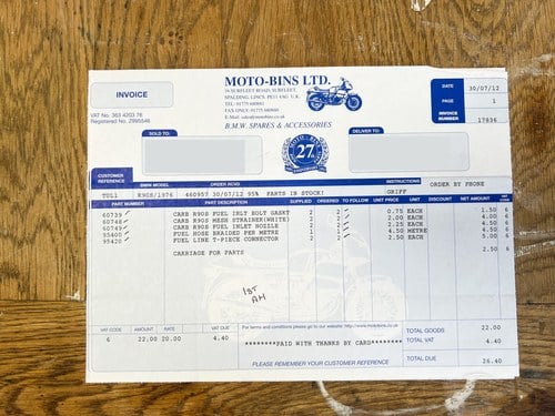 1976 BMW R90S In vendita (immagine 90 di 95)