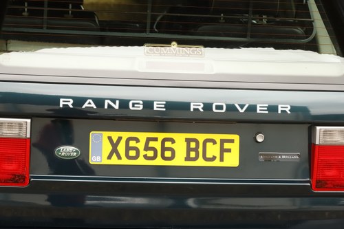 2000 Land Rover Range Rover Holland & Holland 4.6 En venta (imagen 134 de 219)