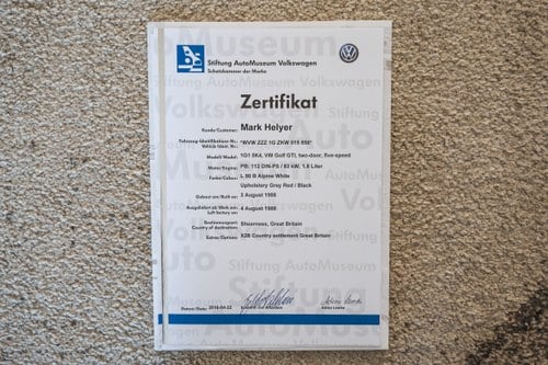 1988 Volkswagen Golf Mk2 GTI 8V For Sale (picture 144 of 151)