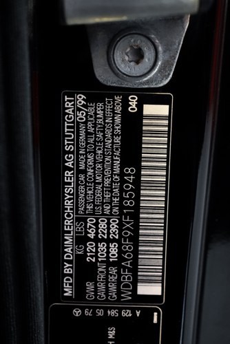 1999 Mercedes-Benz R129 SL500 AMG Convertible 5,0L V8 In vendita (immagine 106 di 131)