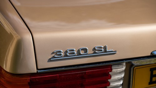 1985 Mercedes-Benz R107 380SL In vendita (immagine 73 di 199)