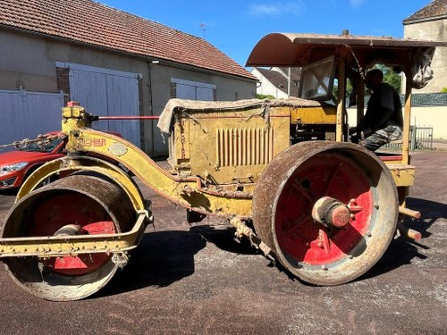1948 RICHIER ROULEAU COMPRESSEUR CYLINDRES VR10F A vendre