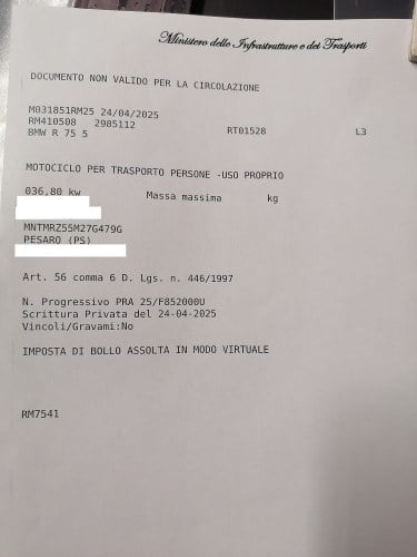 1972 BMW R75/5 In vendita (immagine 28 di 28)