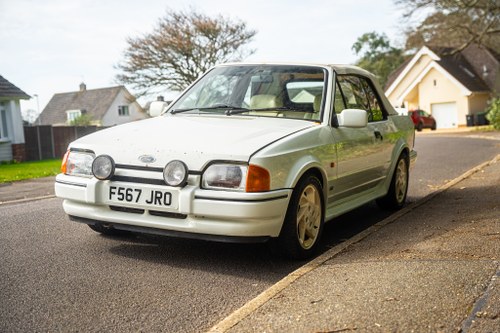 1988 Ford Escort Mk4 XR3i Convertible with Janspeed Turbo Conversion 1 of 5 UK Cars à venda (imagem 18 de 133)
