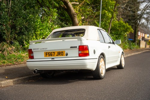 1988 Ford Escort Mk4 XR3i Convertible with Janspeed Turbo Conversion 1 of 5 UK Cars à venda (imagem 22 de 133)