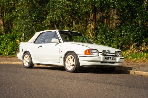 1988 Ford Escort Mk4 XR3i Convertible with Janspeed Turbo Conversion 1 of 5 UK Cars à venda (imagem 28 de 133)