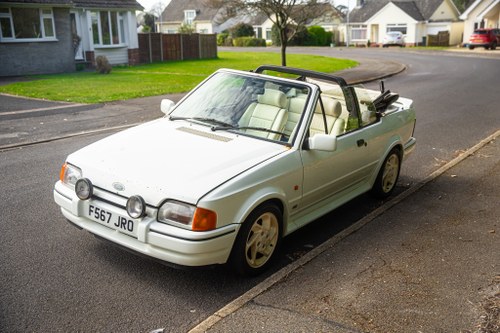 1988 Ford Escort Mk4 XR3i Convertible with Janspeed Turbo Conversion 1 of 5 UK Cars à venda (imagem 30 de 133)
