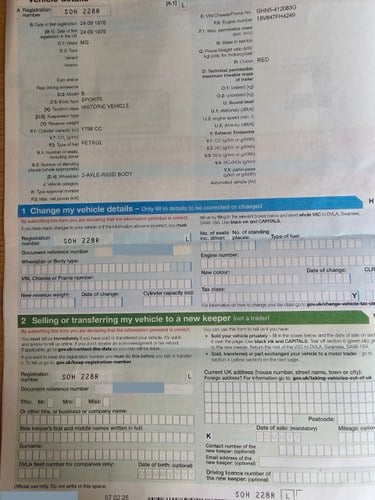 1976 MGB Roadster zum Verkauf (Bild 110 von 112)