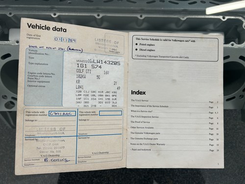 1989 Volkswagen Golf GTi Mk 2 16v "Big Bumper" Te koop (foto 255 van 270)