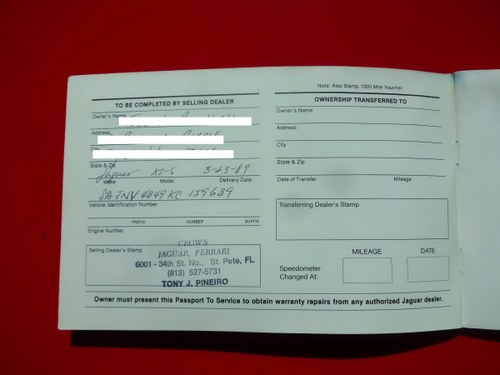 1989 Jaguar XJS Convertible 5,3L V12 (75k miles) à vendre (picture 110 of 111)