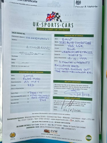 1999 BMW E36 328i Convertible Automatic For Sale (picture 224 of 226)