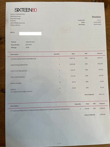 1965 Jaguar Mk2 3.4 Automatic à vendre (picture 152 of 157)