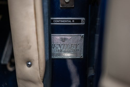 1996 Bentley Continental R Mulliner In vendita (immagine 46 di 275)