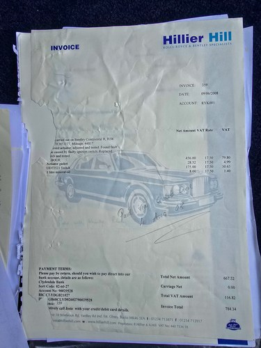 1996 Bentley Continental R Mulliner In vendita (immagine 218 di 275)