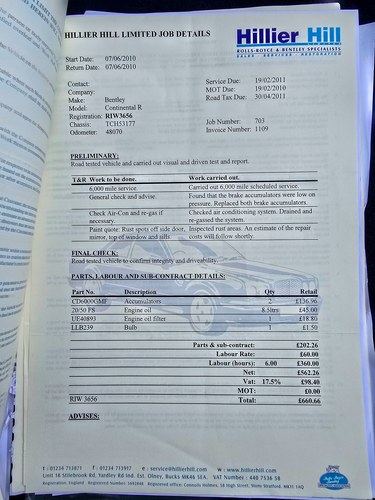 1996 Bentley Continental R Mulliner In vendita (immagine 221 di 275)