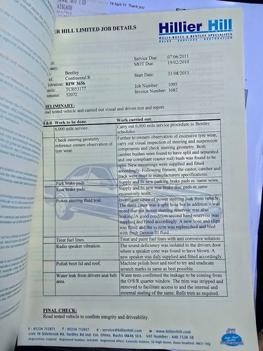 1996 Bentley Continental R Mulliner In vendita (immagine 228 di 275)