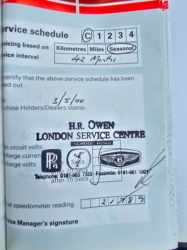 1996 Bentley Continental R Mulliner In vendita (immagine 270 di 275)