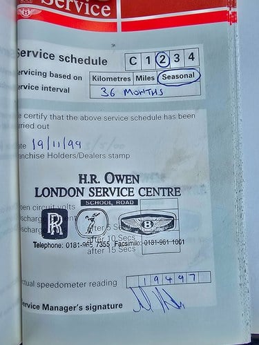 1996 Bentley Continental R Mulliner In vendita (immagine 271 di 275)