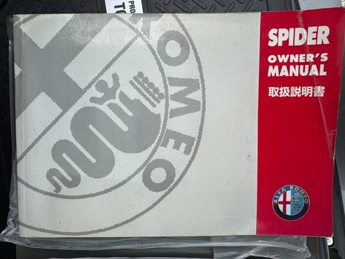 2002 Alfa Romeo 916 Spider 3L 24V V6 à vendre (picture 234 of 241)