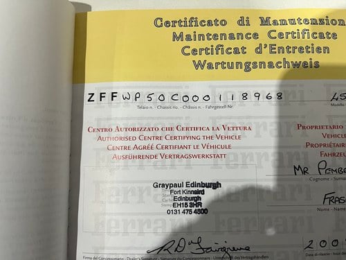 2000 Ferrari 456M GTA à vendre (picture 86 of 100)