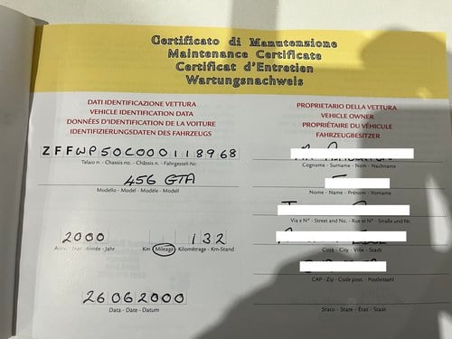 2000 Ferrari 456M GTA à vendre (picture 87 of 100)